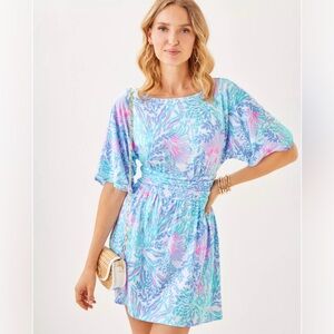 Lilly Pulitzer Parigi Boat Neck Romper